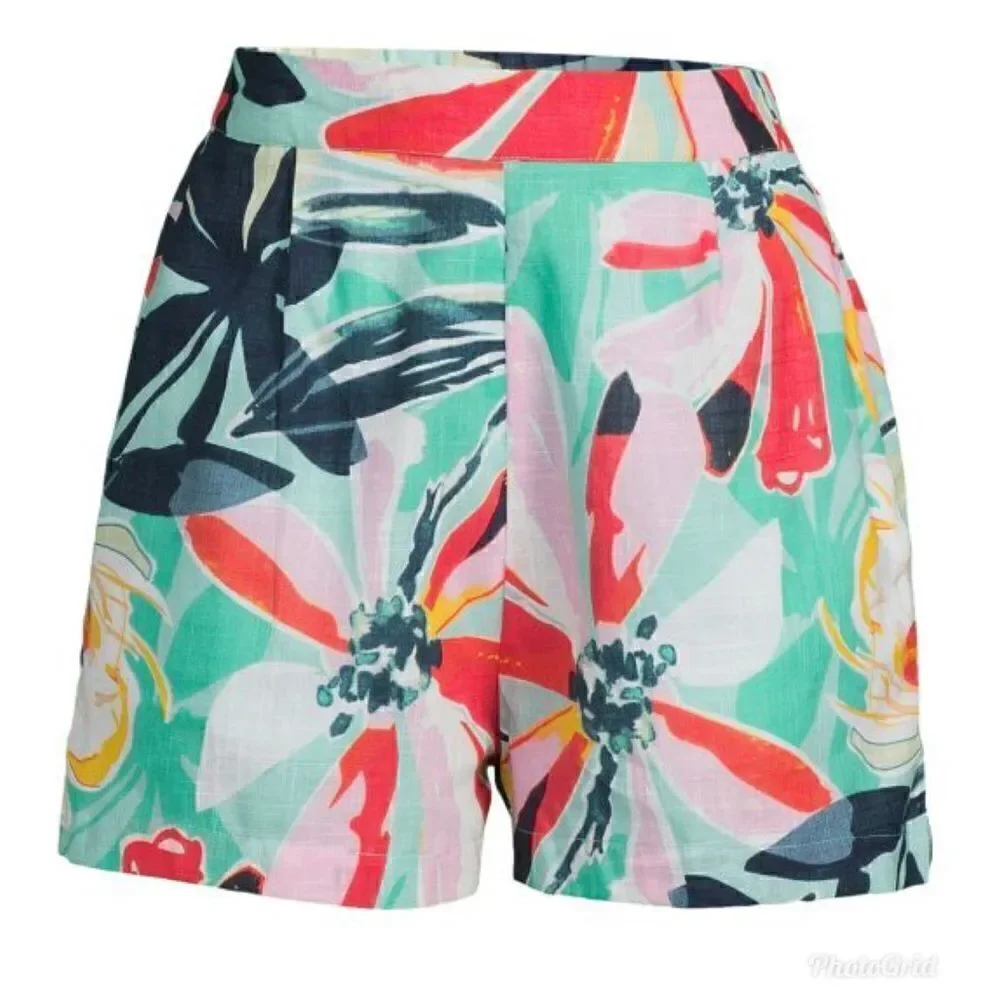 Revolve WALTER BAKER Taylor Floral Tropical Leaf Print Shorts NWOT